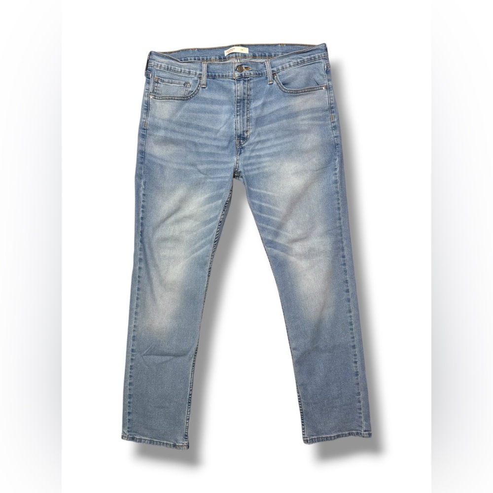 Men’s Levi Strauss Slim Athletic Light Blue Jeans Stretch 38x30